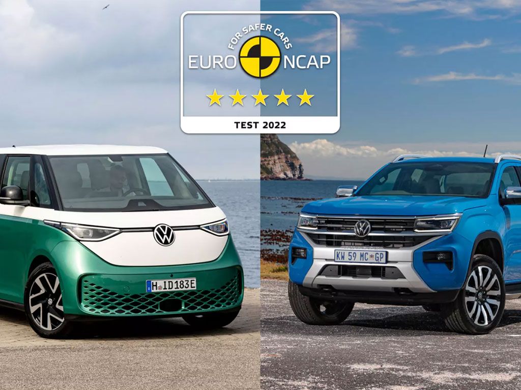Podwójne bezpieczeństwo: pięć gwiazdek Euro NCAP dla dwóch modeli Volkswagen Samochody Dostawcze – ID. Buzza i nowego Amaroka
